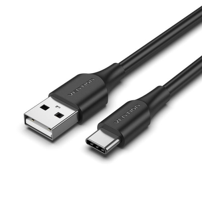 Cable Usb 2.0 Vention Usb Tipo-C Macho Usb Macho 1M Negro